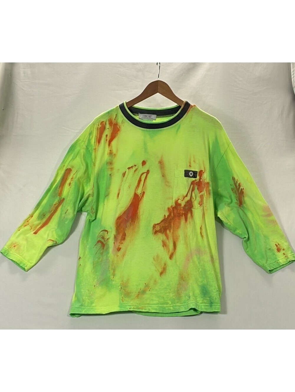 90s Cherokee Custom Splatter Dye T-Shirt Horror Punk
